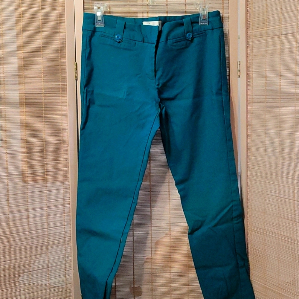 Teal super stretch dress pants